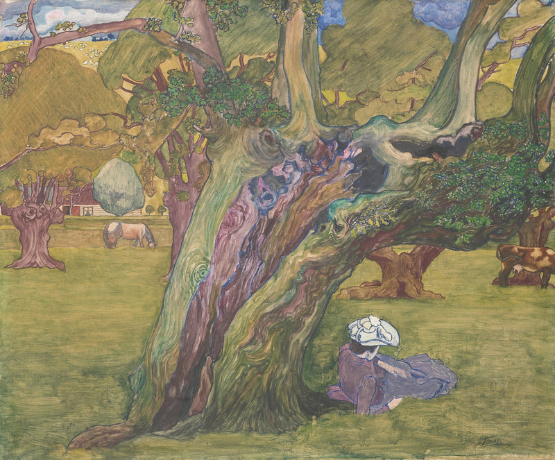 Die alten Eichen von Surrey - Jan Toorop