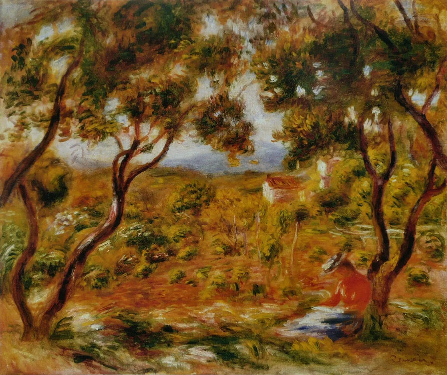 Die Weinberge in Cagnes - Pierre-Auguste Renoir