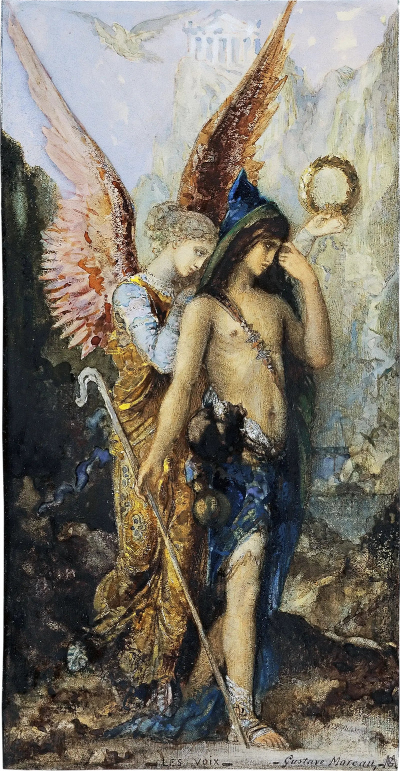 Die Stimmen - Gustave Moreau