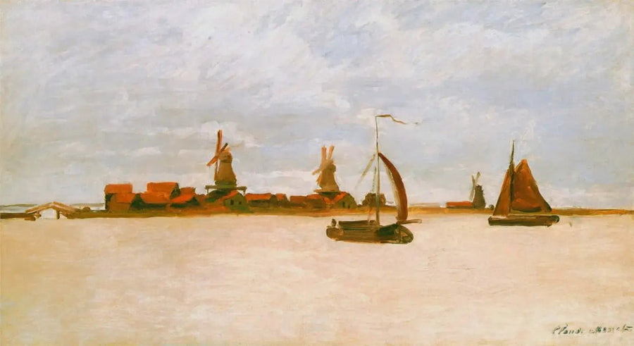 Die Voorzaan und die Westerhem - Claude Monet