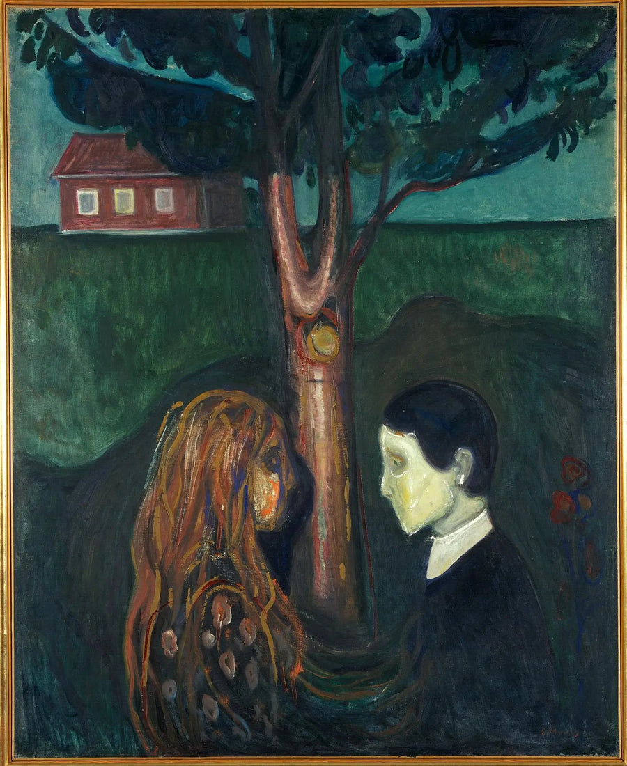 Die Augen in die Augen - Edvard Munch
