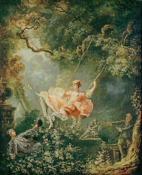 Die Schaukel - Jean-Honoré Fragonard