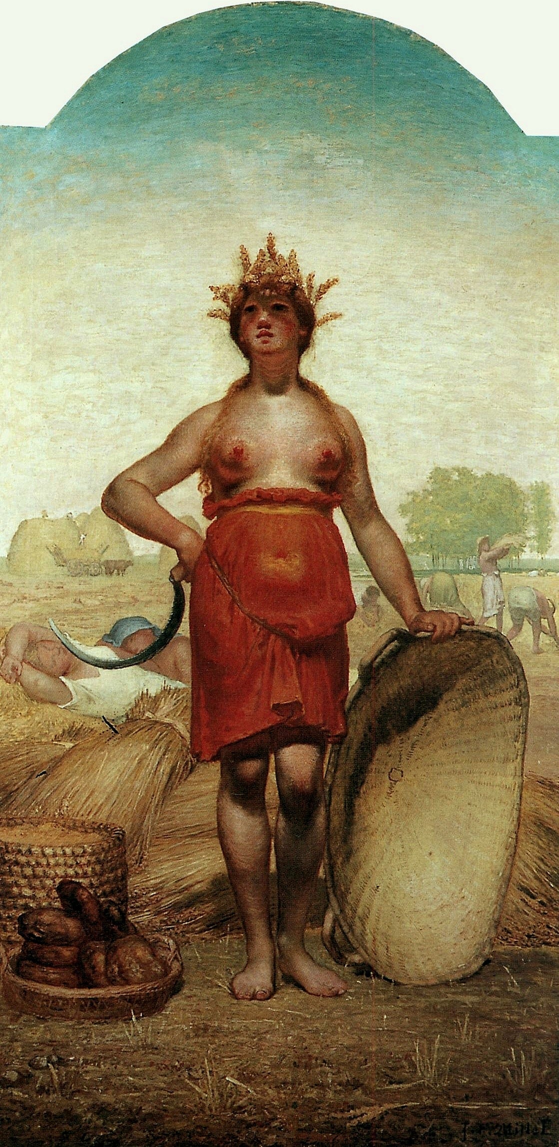 L’Été ou Cérès - Jean-François Millet - Alpha Reproduction