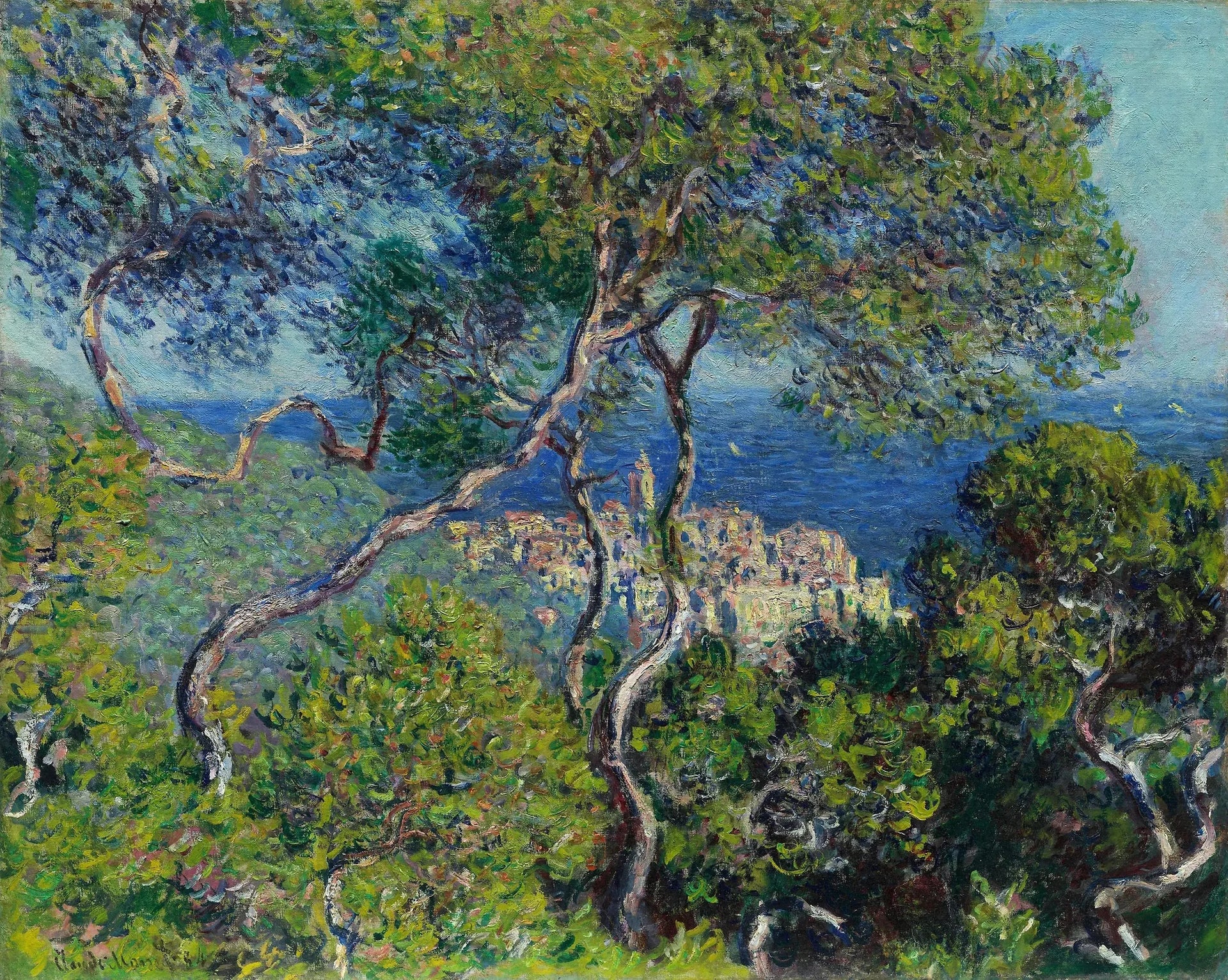 Leur - Claude Monet image 1 copie de tableau peinte à la main