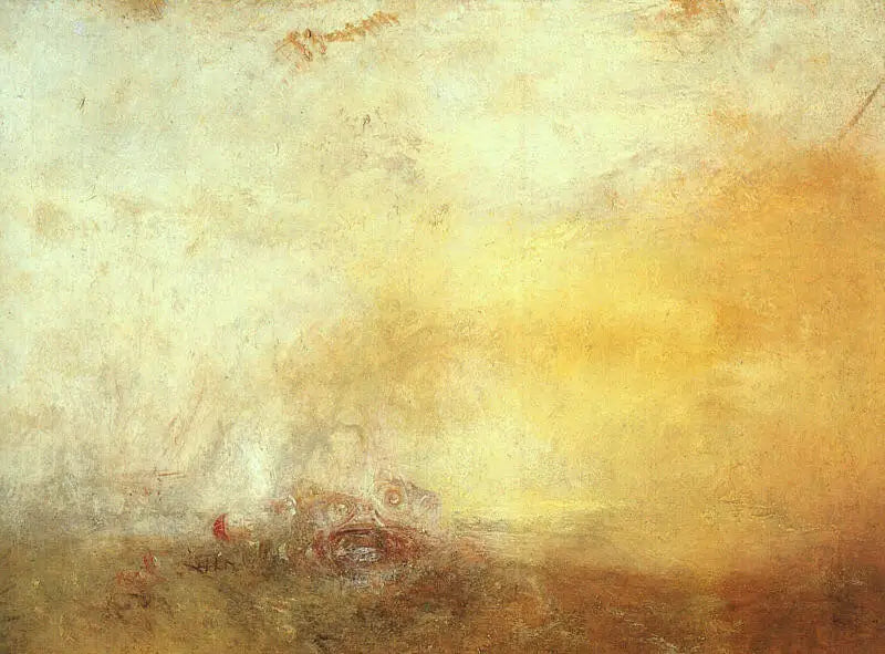 Sonnenaufgang mit Meeresmonstern - J. M. W. Turner