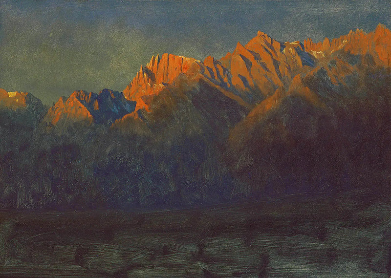 Sonnenaufgang in den Sierra - Albert Bierstadt