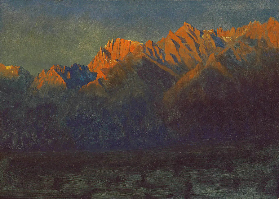 Sonnenaufgang in den Sierra - Albert Bierstadt