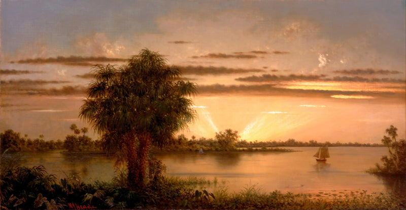 Sonnenaufgang in Florida - Martin Johnson Heade