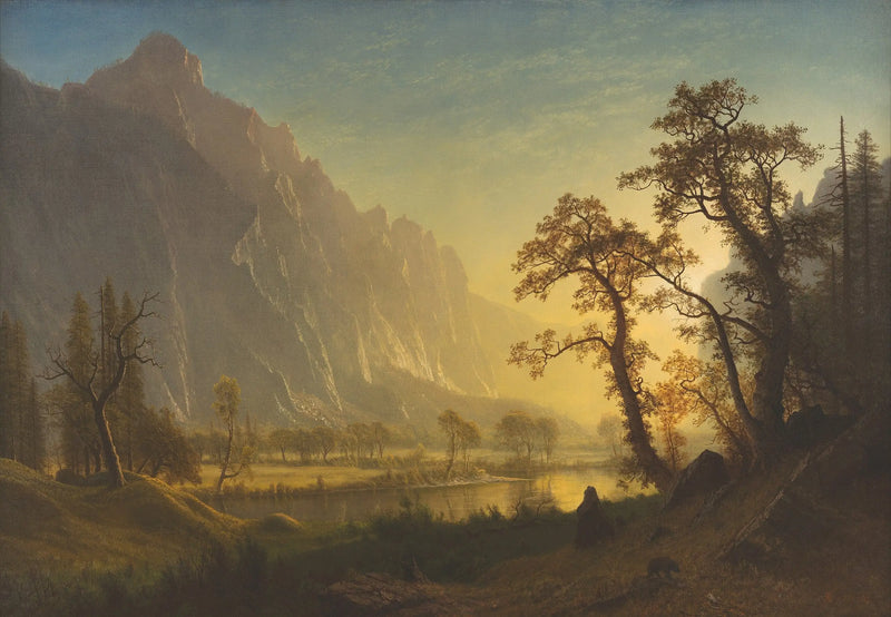 Sonnenaufgang, Yosemite-Tal - Albert Bierstadt