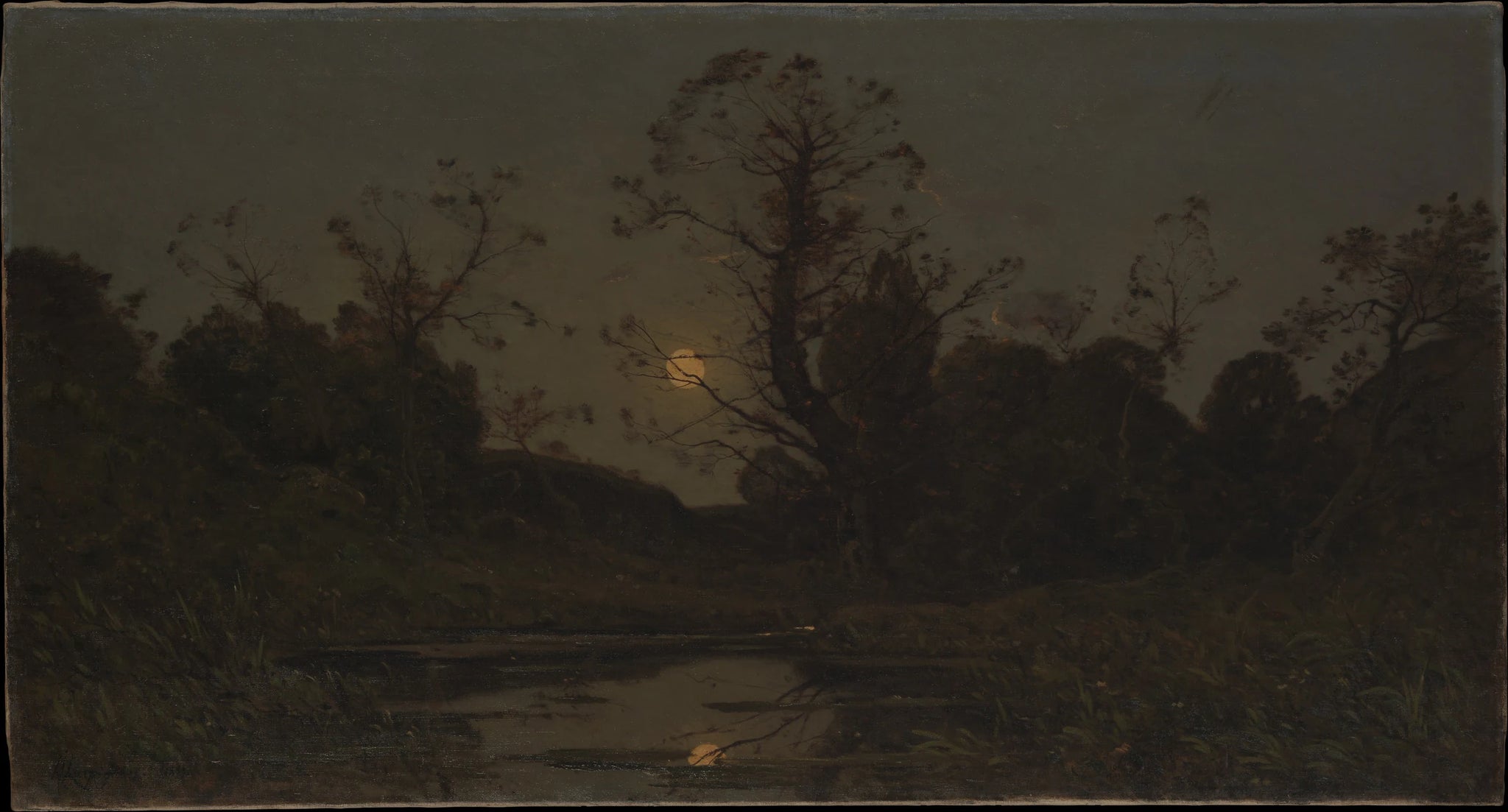 Lever de lune - Henri-Joseph Harpignies