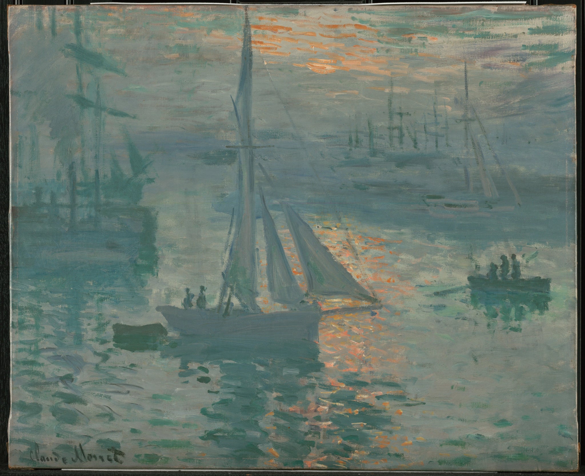 Lever de soleil Marine W262 par Claude Monet, 1873, J. Paul Getty Museum