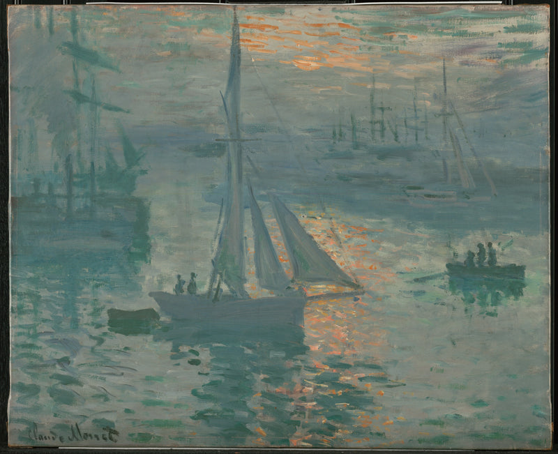 Sonnenaufgang (Marine) W262 - Claude Monet