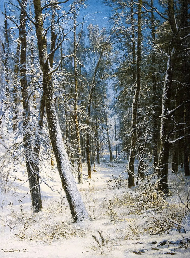 Der Winter im Wald (Gel) - Ivan Chichkine