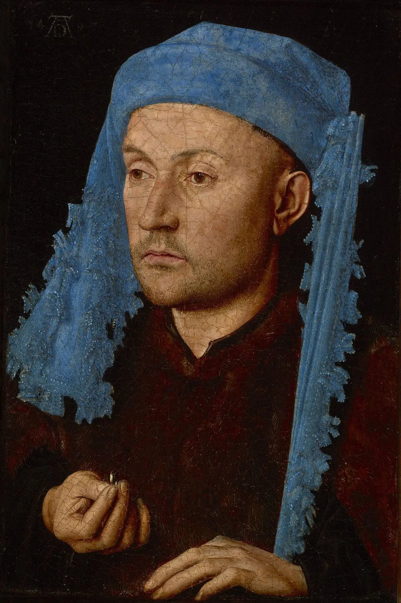 Der Mann mit dem blauen Hütchen - Jan van Eyck
