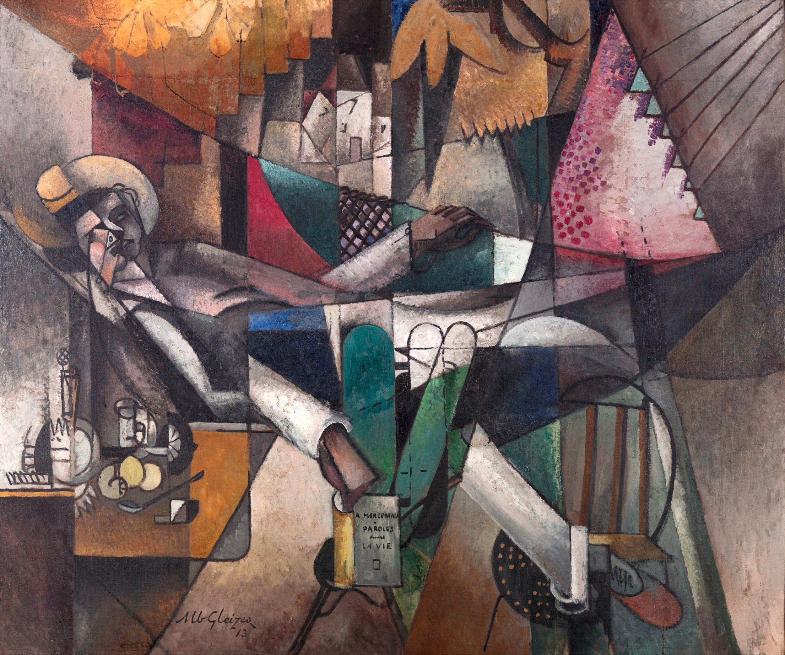 Der Mann im Hängematte (Man in a Hammock) - Albert Gleizes