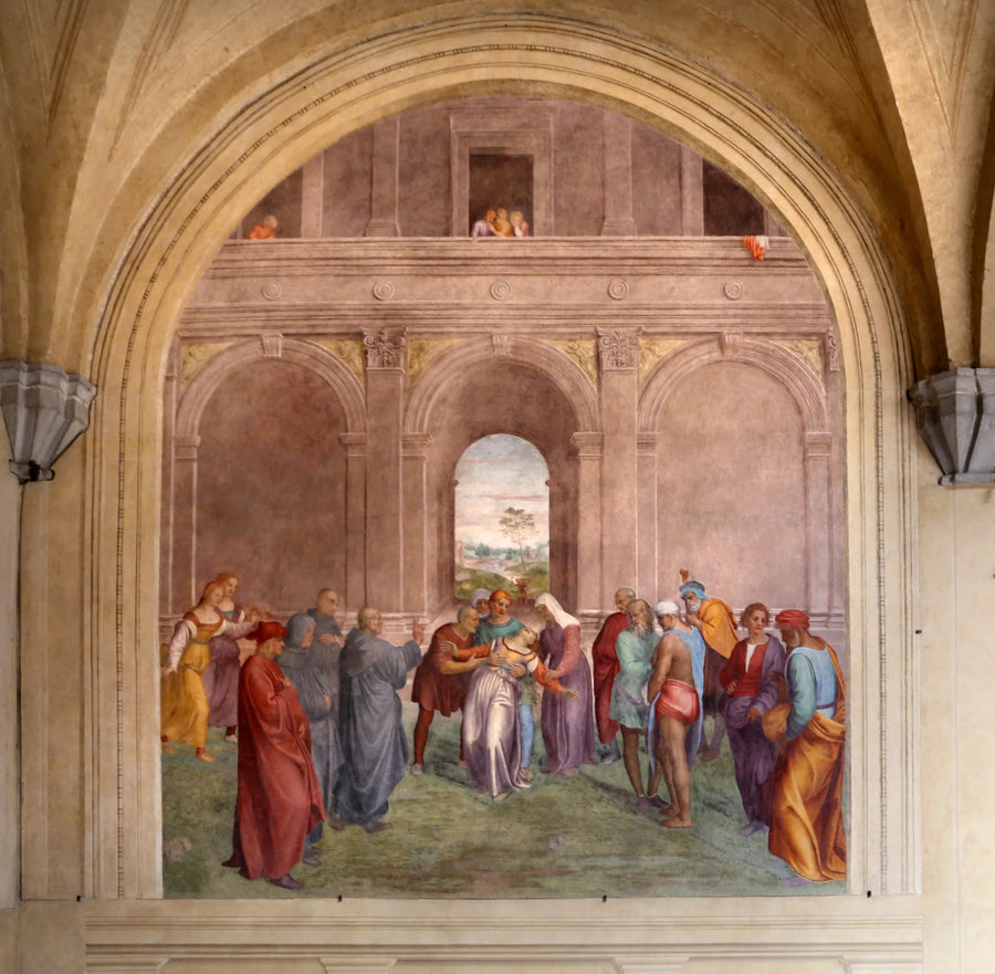 Befreiung der von dem Teufel besessenen Frau - Andrea del Sarto