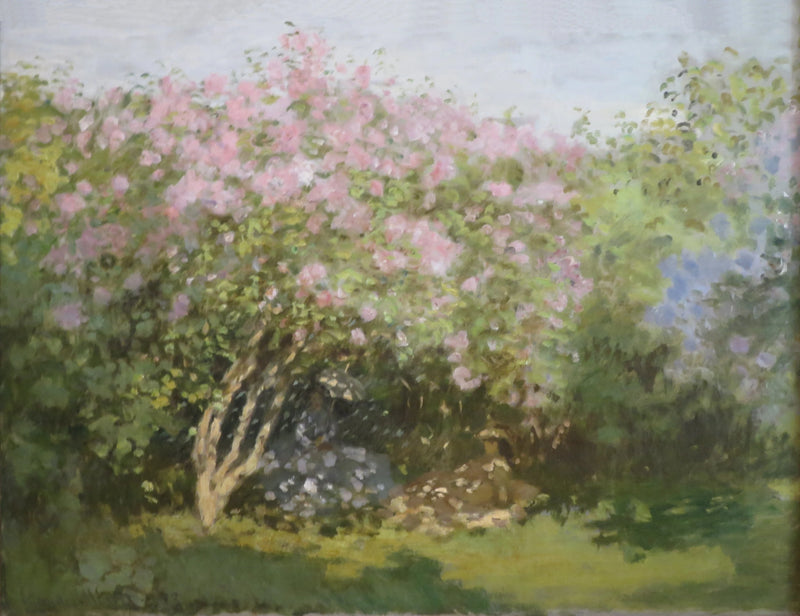 Flieder in der Sonne W204 - Claude Monet