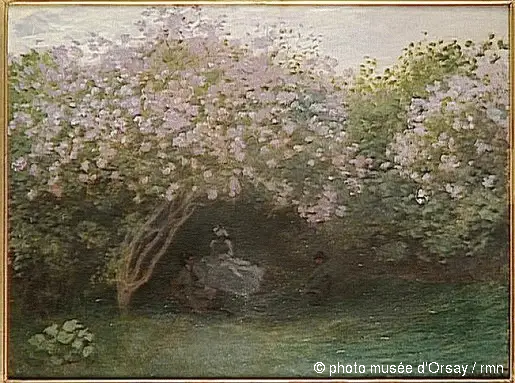 Flieder, graue Zeit - Claude Monet