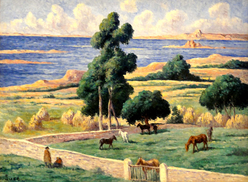 Die Holzinsel, Kermouster, Lézardrieux - Maximilien Luce