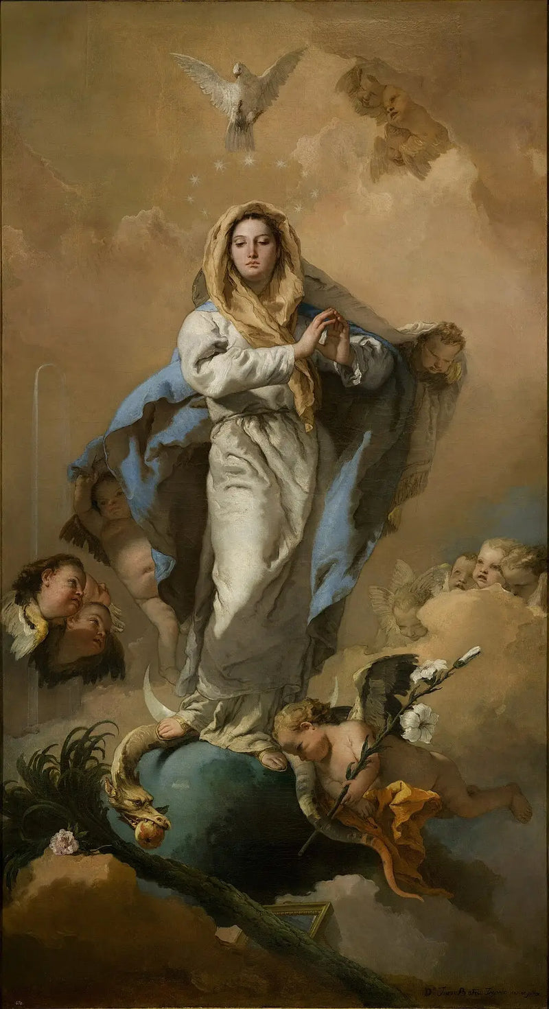 Die Unbefleckte Empfängnis - Giovanni Battista Tiepolo