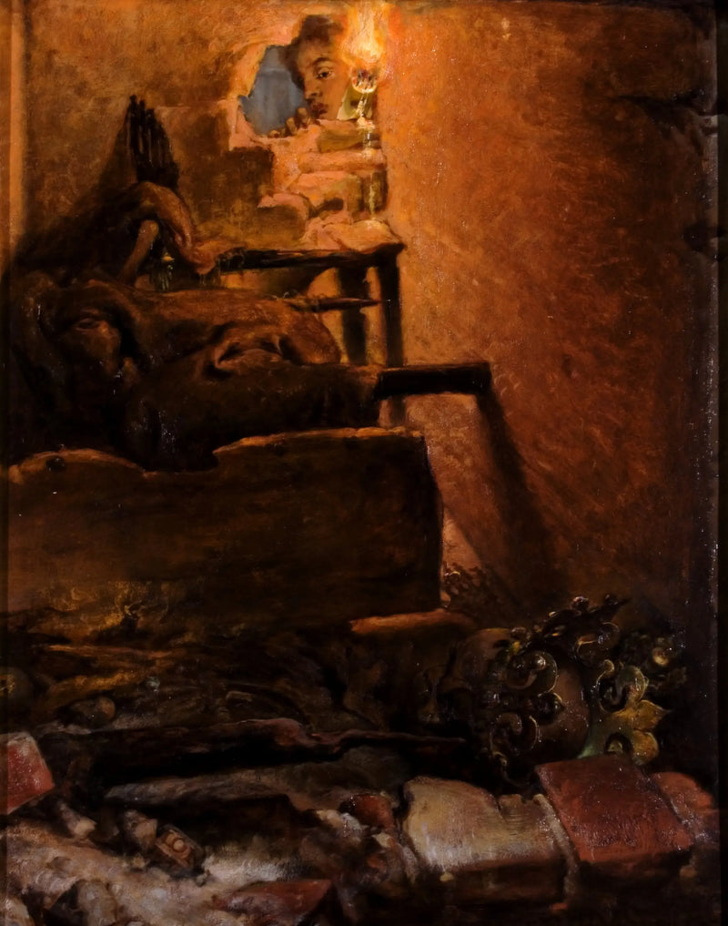 Das Innere des Grabes von König Kasimir dem Großen - Jan Matejko