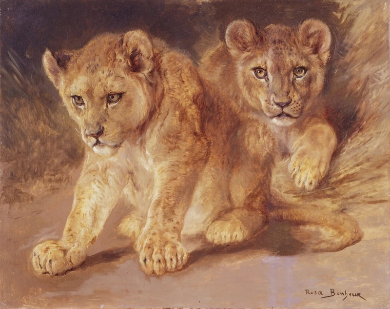 Löwenjungen - Rosa Bonheur