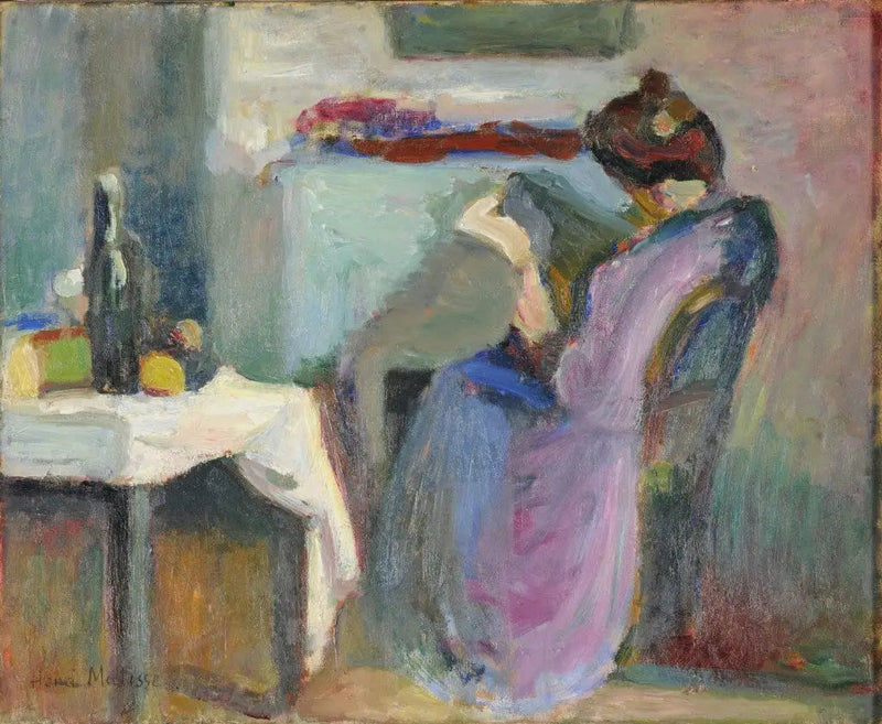 Leserin in lila Kleid - Henri Matisse
