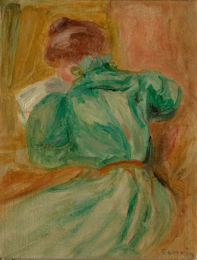 Die grüne Leserin - Pierre-Auguste Renoir