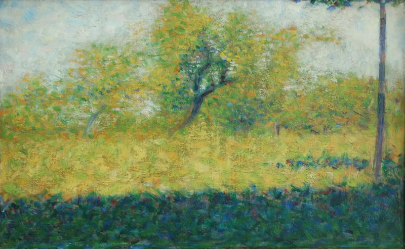Holzrand im Frühling - Georges Seurat