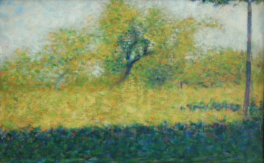Holzrand im Frühling - Georges Seurat