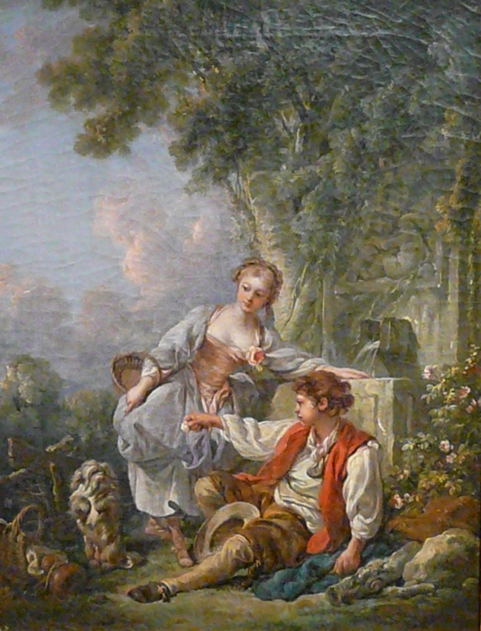 L’Obéissance récompensée - François Boucher - Alpha Reproduction
