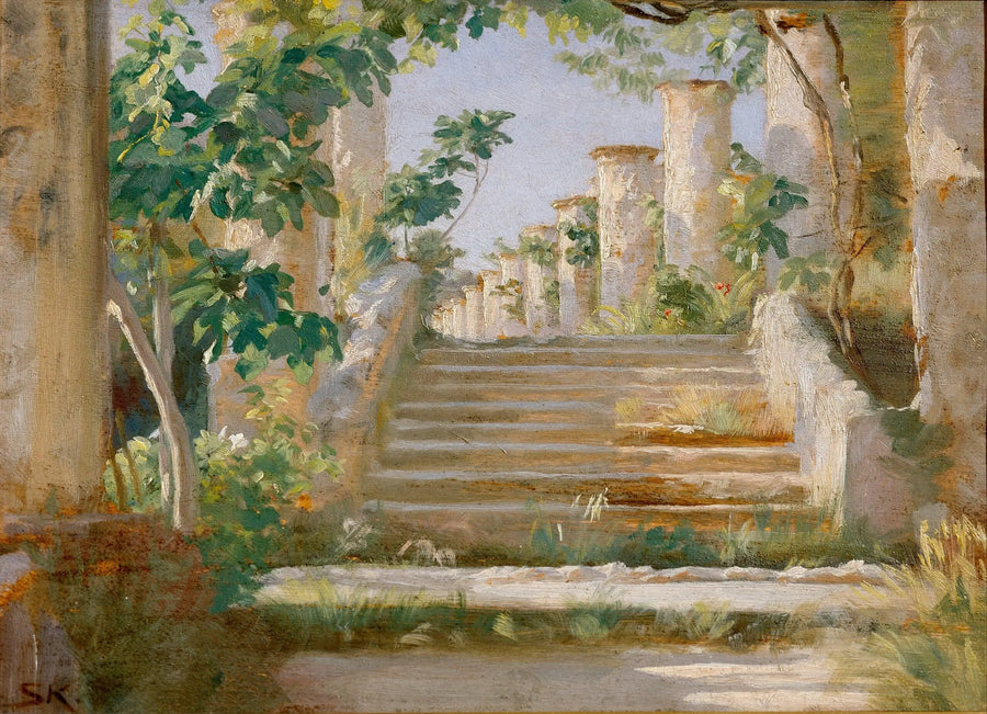 Loggia in Ravello - Peder Severin Krøyer
