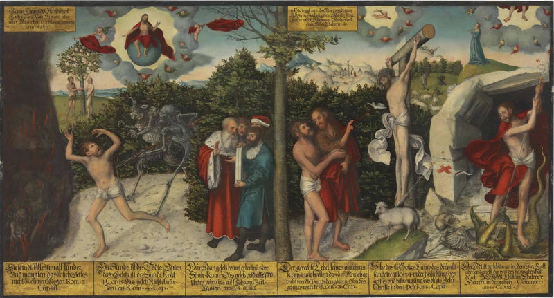 Gesetz und Gnade - Lucas Cranach der Ältere