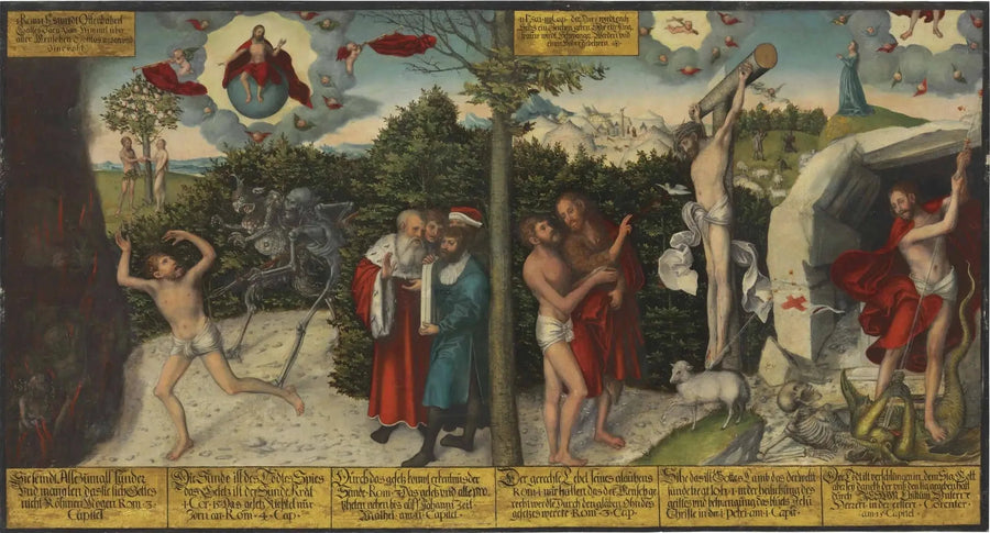 Gesetz und Gnade - Lucas Cranach der Ältere