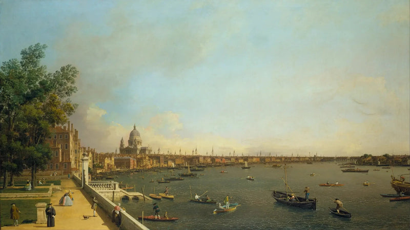 London: die Themse von Somerset House Terrace bis zur City - Canaletto