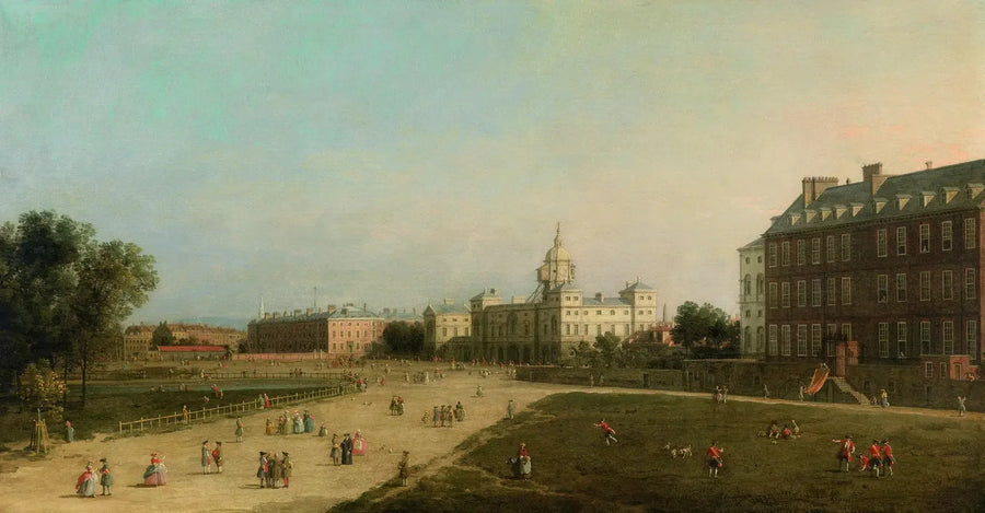 London : Neue Horse Guards vom St James's Park - Canaletto