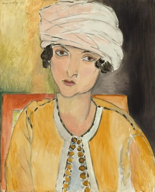 Lorette mit Turban, gelbe Jacke - Henri Matisse