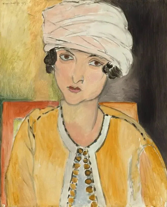 Lorette mit Turban, gelbe Jacke - Henri Matisse