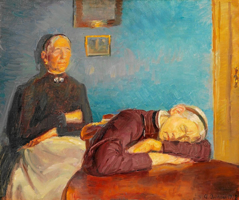 Wenn die Arbeit des Tages getan ist – Anna Ancher