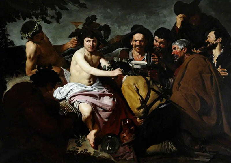 Die Betrunkenen (Der Triumph des Bacchus) - Diego Velázquez