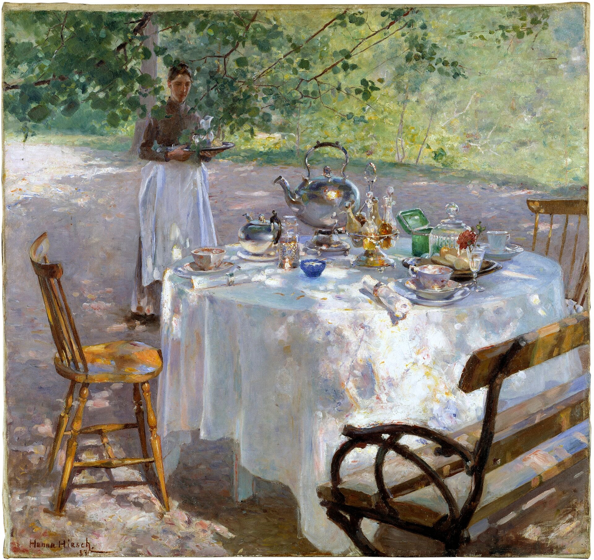 L’Heure du petit déjeuner, Hanna Pauli, 1887