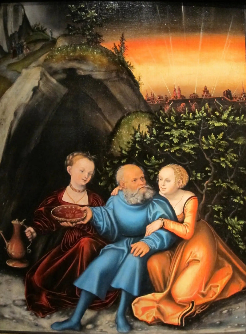 Los und seine Töchter - Lucas Cranach der Ältere