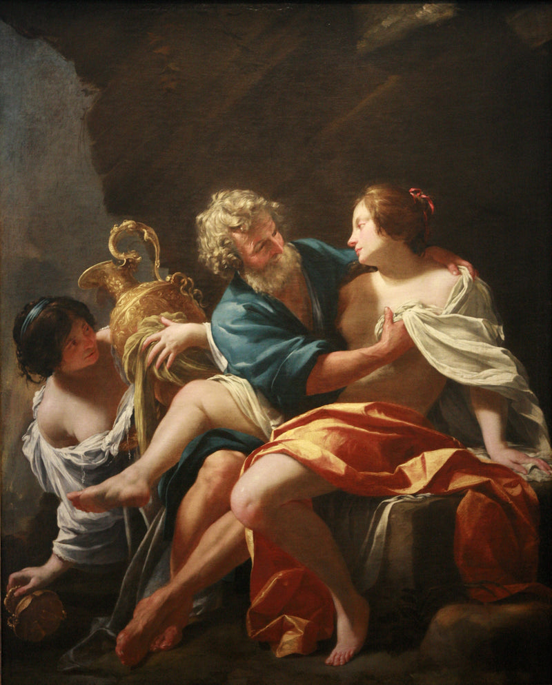 Loth und seine Töchter - Simon Vouet