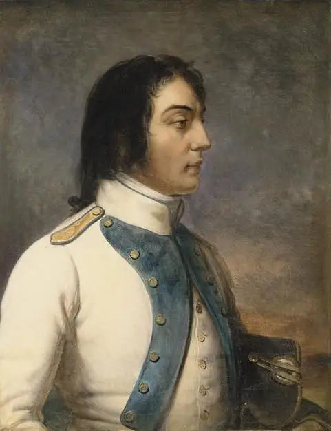 Louis-Charles-Antoine Des Aix de Veygoux, genannt Desaix, Hauptmann im 46. Linieninfanterieregiment im Jahr 1792 - Charles de Steuben