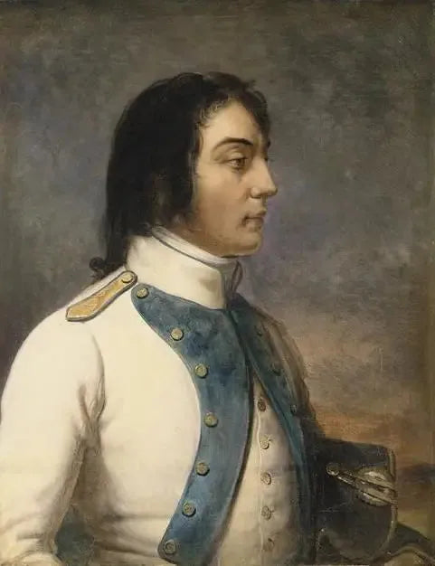 Louis-Charles-Antoine Des Aix de Veygoux, genannt Desaix, Hauptmann im 46. Linieninfanterieregiment im Jahr 1792 - Charles de Steuben