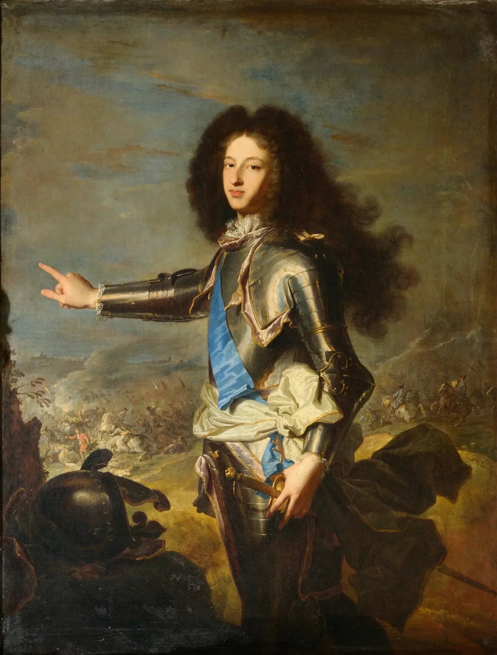 Louis de France, duc de Bourgogne - Hyacinthe Rigaud image 1 copie de tableau peinte à la main
