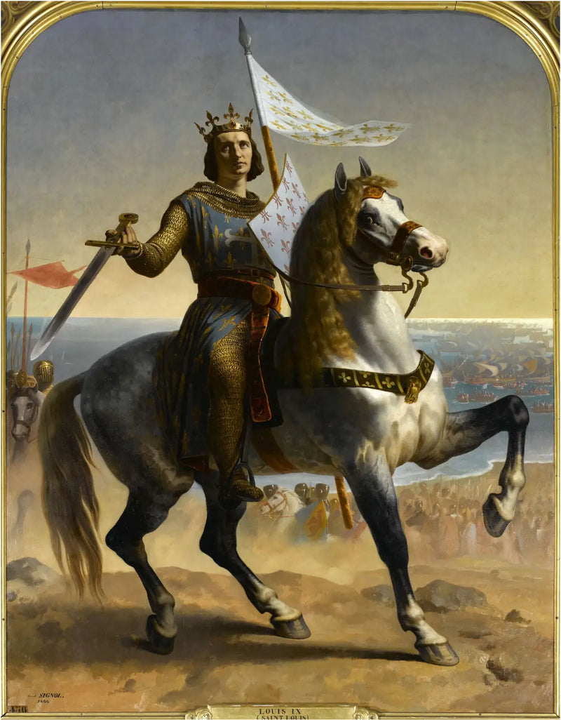 Louis IX, genannt Saint Louis, König von Frankreich (1215-1270) - Émile Signol