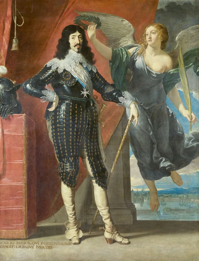 Louis XIII gekrönt von dem Sieg - Philippe de Champaigne