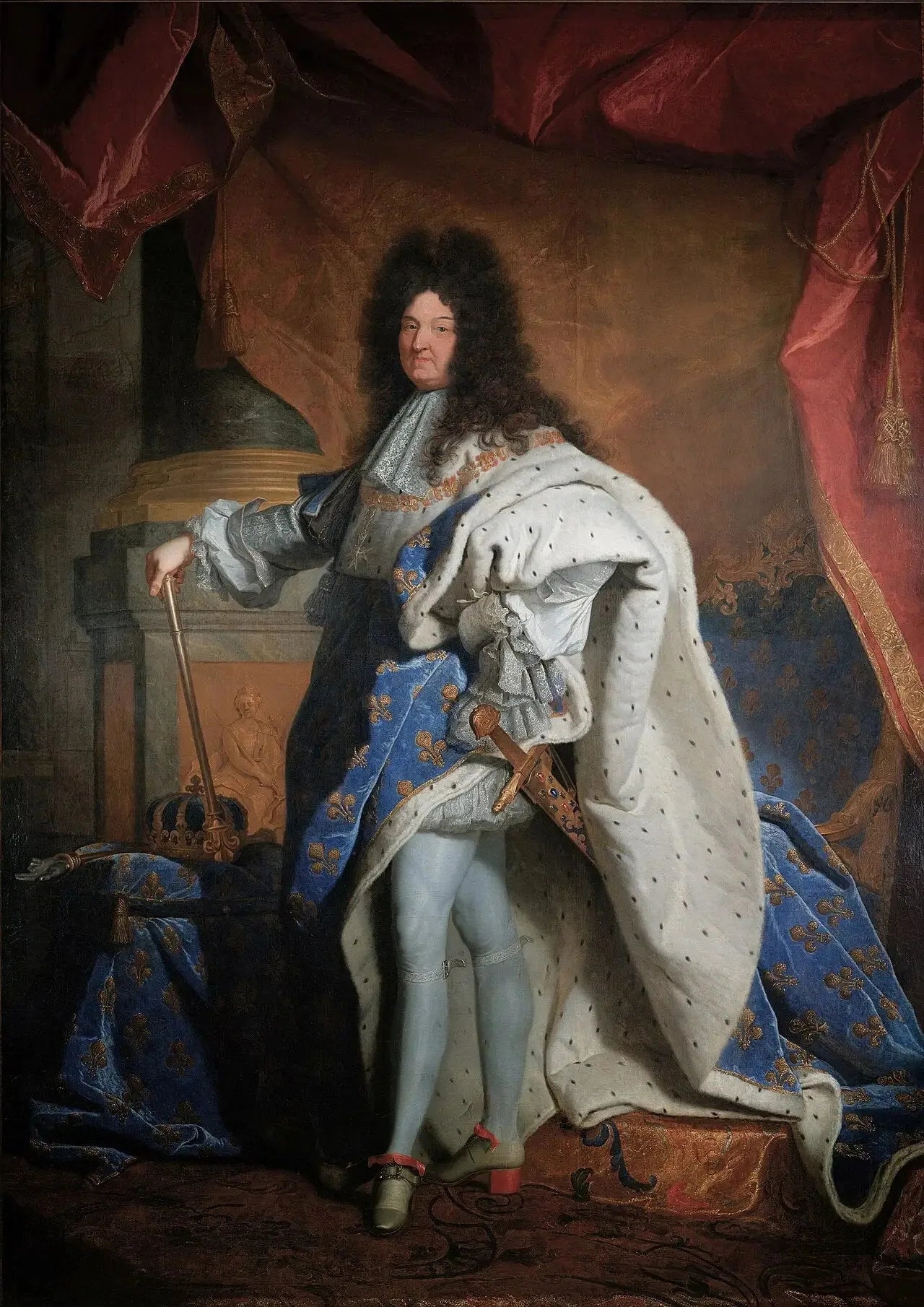 Louis XIV, roi de France (1638-1715) - Hyacinthe Rigaud image 1 reproduction réalisée par Alpha Reproduction