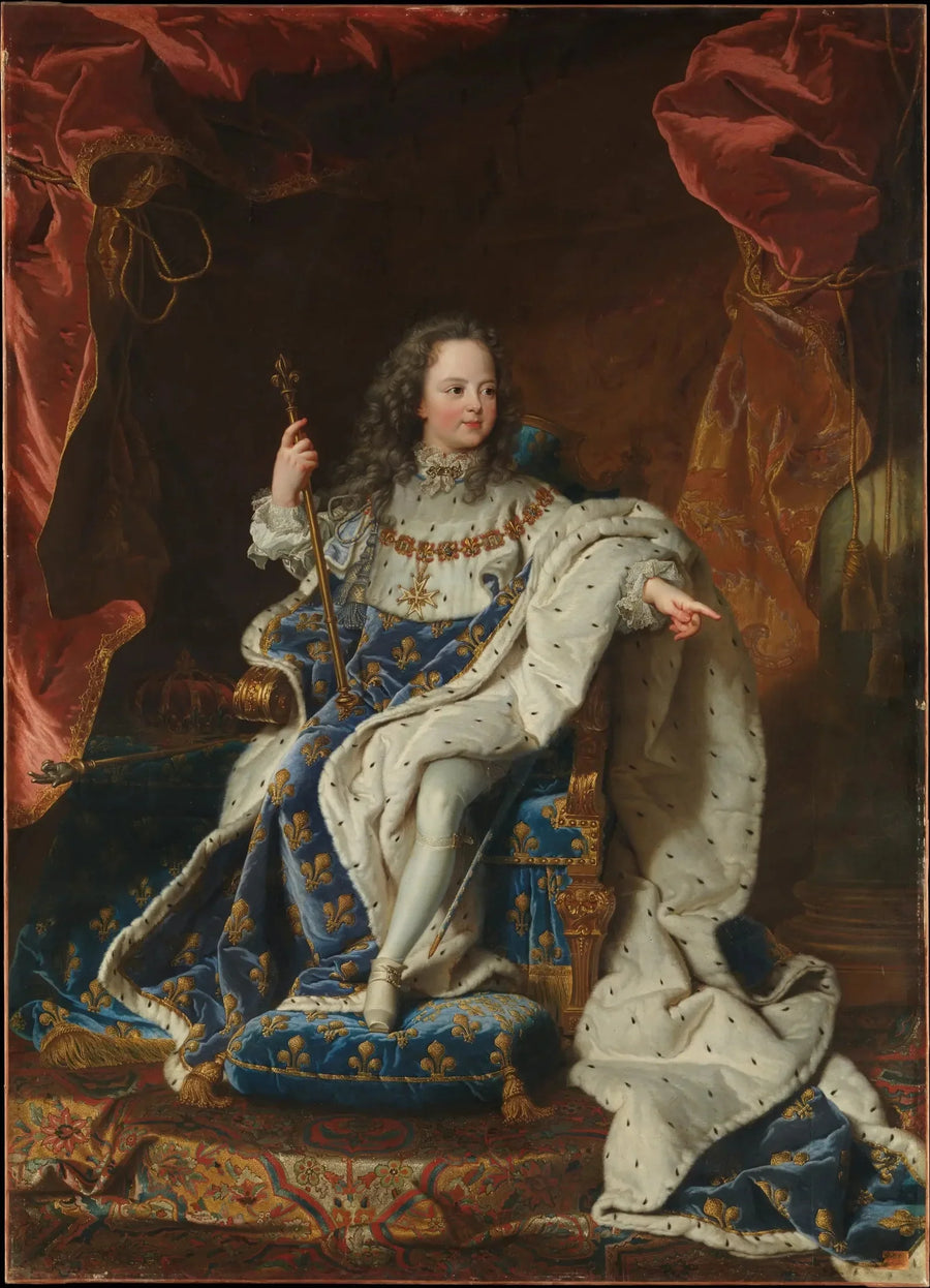 Louis XV von Frankreich, Kind - Hyacinthe Rigaud